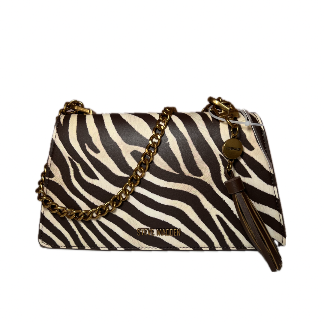 Mocha Zebra Print Steve Madden