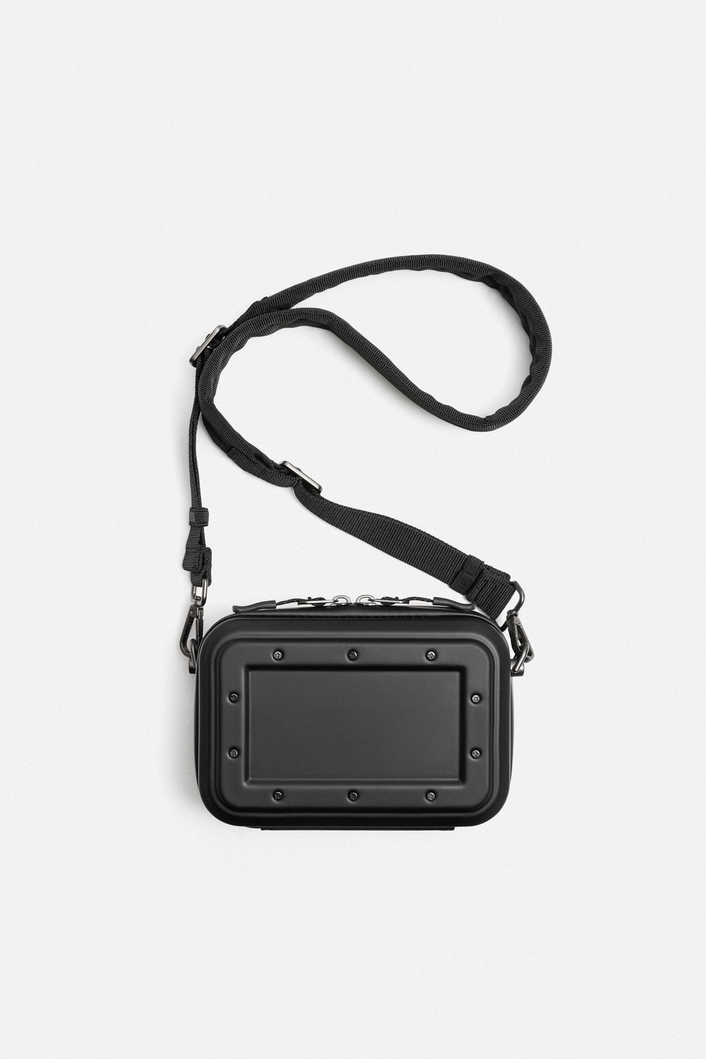 Black Rubber Crossbody Zara