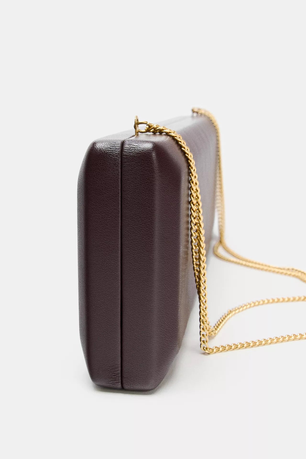 Burgundy Clutch Zara